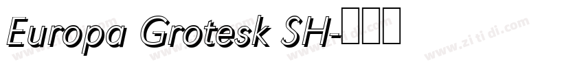 Europa Grotesk SH字体转换
